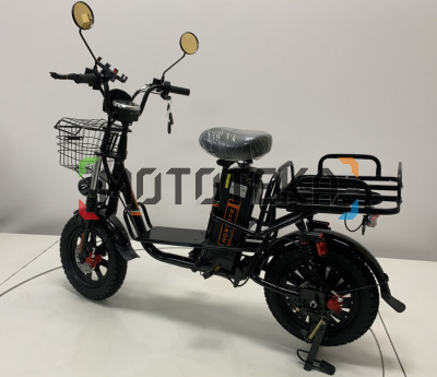 Электровелосипед GreenCamel (ГринКэмел) Pangeon Monster PRO MAX (амортизаторы, гидравлика) чёрный