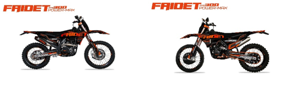 Мотоцикл кроссовый / эндуро FAIDET (Файдет) CB300F MAX WP Оранжевый | Мототека