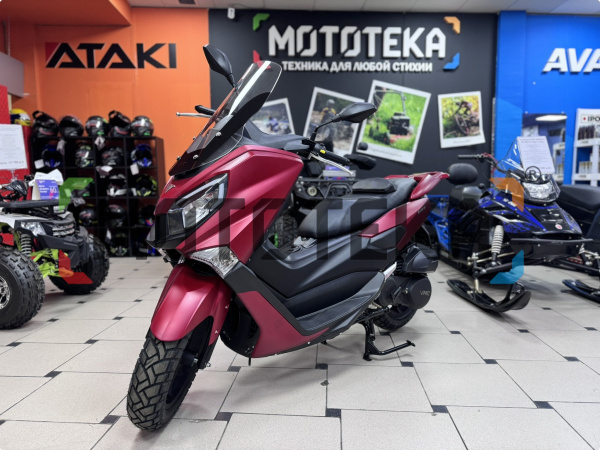 Скутер Vento (Венто) VMC MAX BY170T-3A 169 см3 СЕРИЯ N1700 MATT RED/MATT BLACK с ЭПТС | Мототека