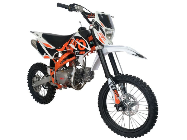 Питбайк KAYO (Кайо) BASIC K125 17/14 KRZ (механ. сцепл., кикстартер, 2024 г.) | Мототека