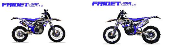Мотоцикл кроссовый / эндуро FAIDET (Файдет) CB300RL MAX KYB-TECH Синий - купить с доставкой, по выгодной цене в интернет-магазине Мототека