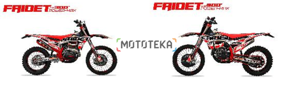 Мотоцикл кроссовый / эндуро FAIDET (Файдет) CB300RL MAX KYB-TECH Красный